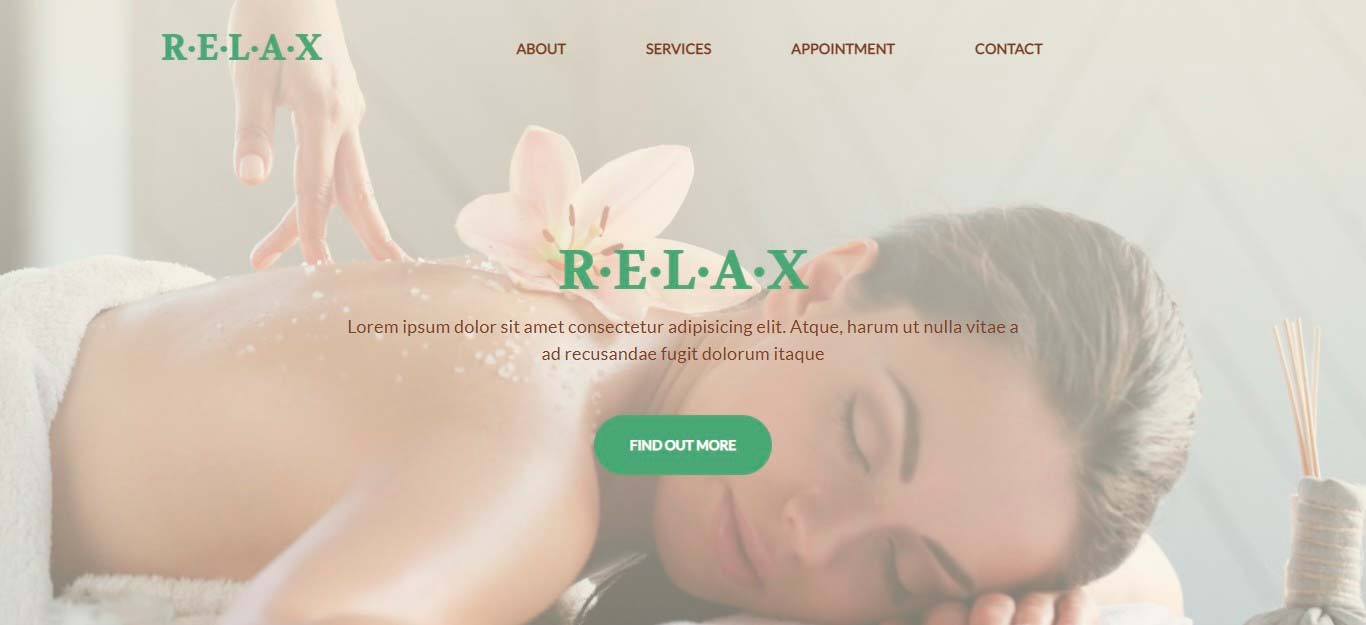 Relax and Wellness Mockup